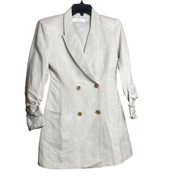 ASTR THE LABEL Linen Blazer Dress Mini XS NWOT – Fast Shipping - Picture 5 of 10